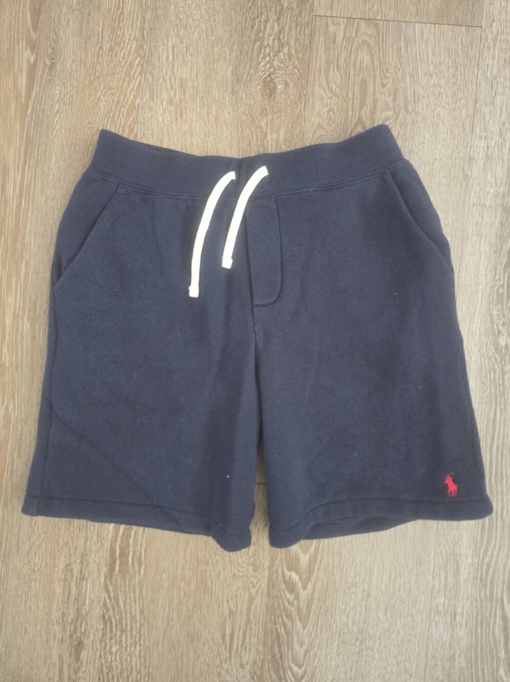 Polo by Ralph Lauren Navy Kids Shorts with Red Pony